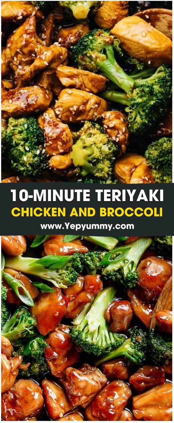 10-Minute Teriyaki Chicken And Broccoli