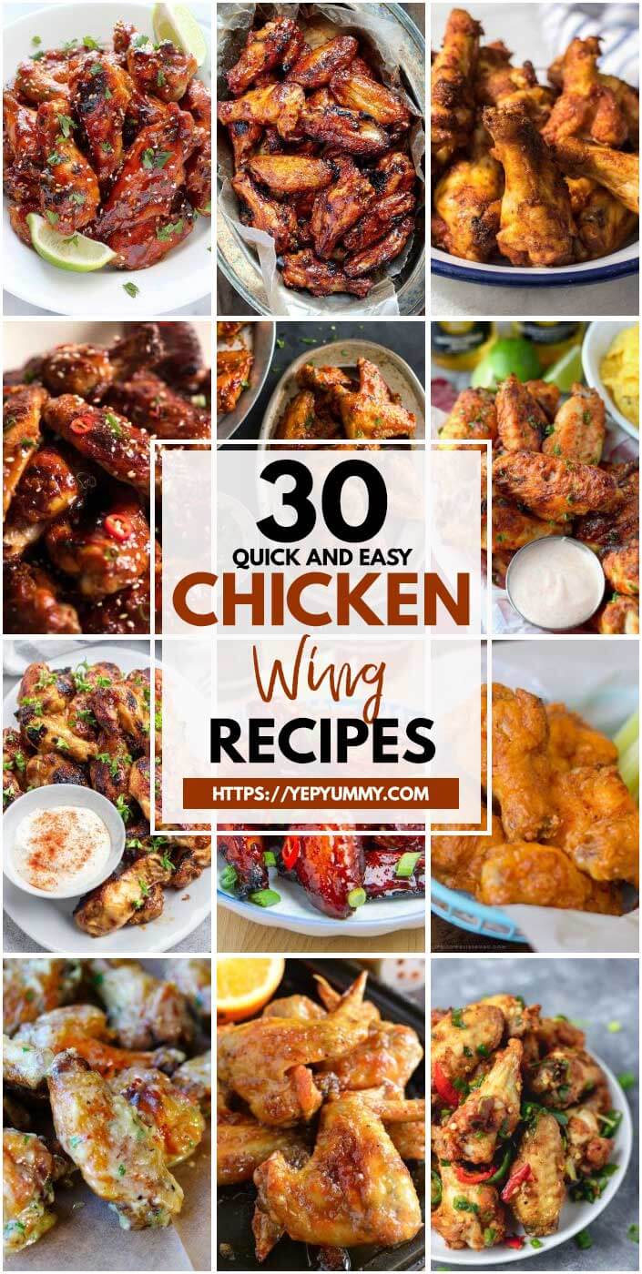 30 Quick And Easy Chicken Wing Recipes