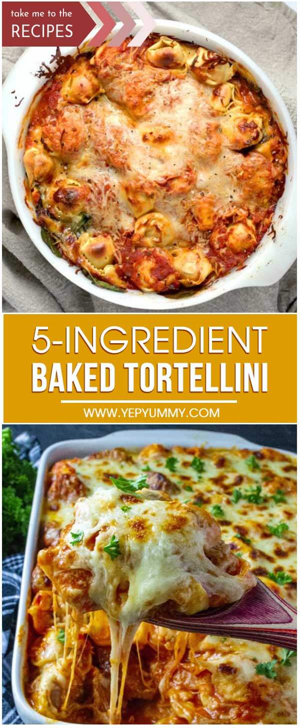 5-Ingredient Baked Tortellini