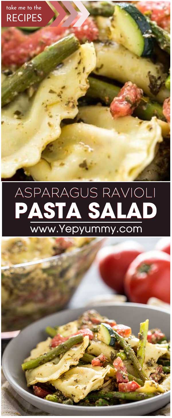 Asparagus Ravioli Pasta Salad