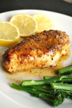 Baked Honey Mustard Chicken Breast - Dinner Delicious Dishes With Lemon