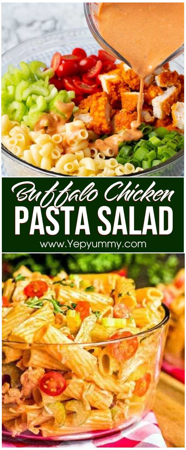 Buffalo Chicken Pasta Salad