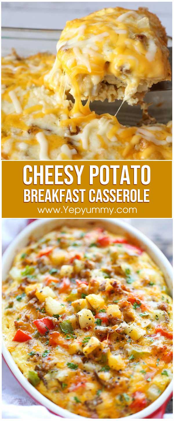 Cheesy Potato Breakfast Casserole – Yep Yummy