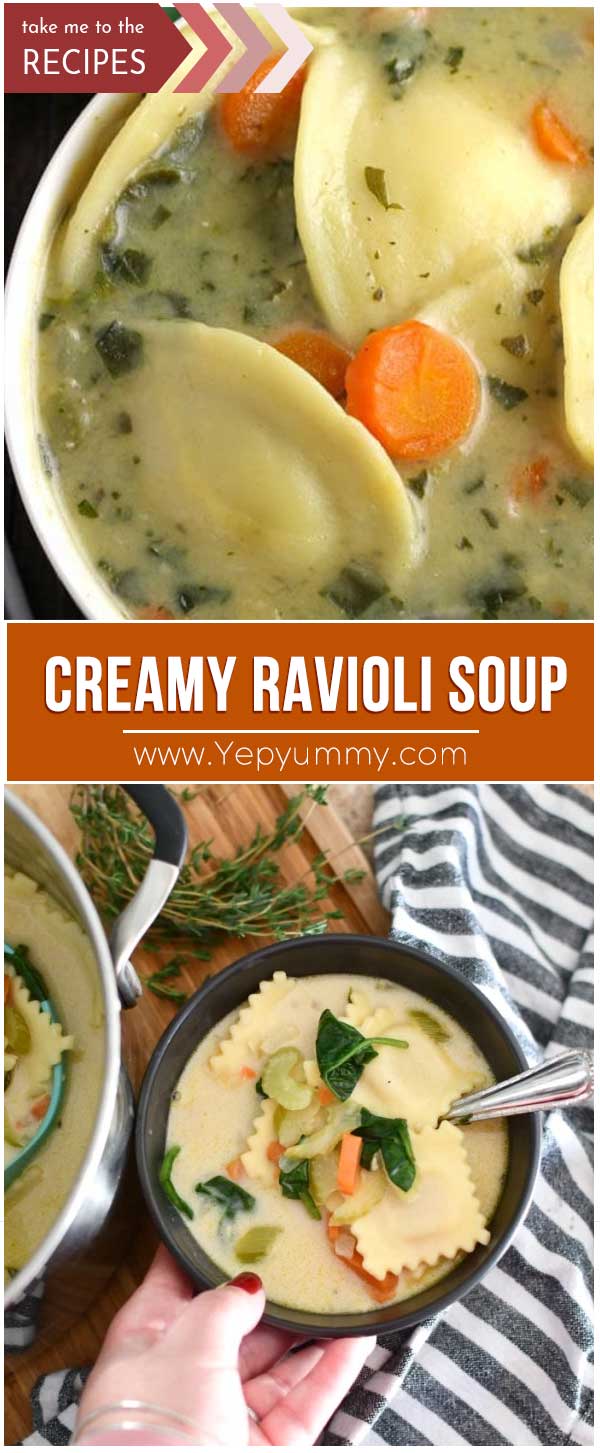 Creamy Ravioli Soup