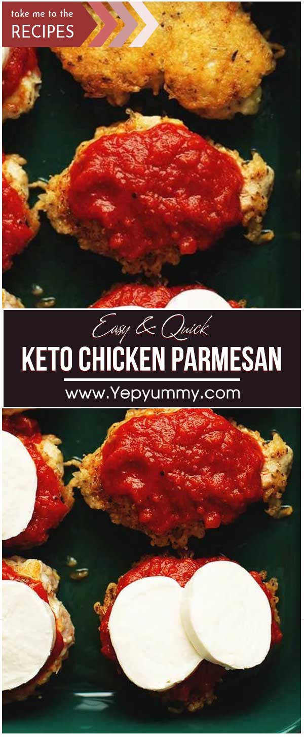 Easy And Quick Keto Chicken Parmesan