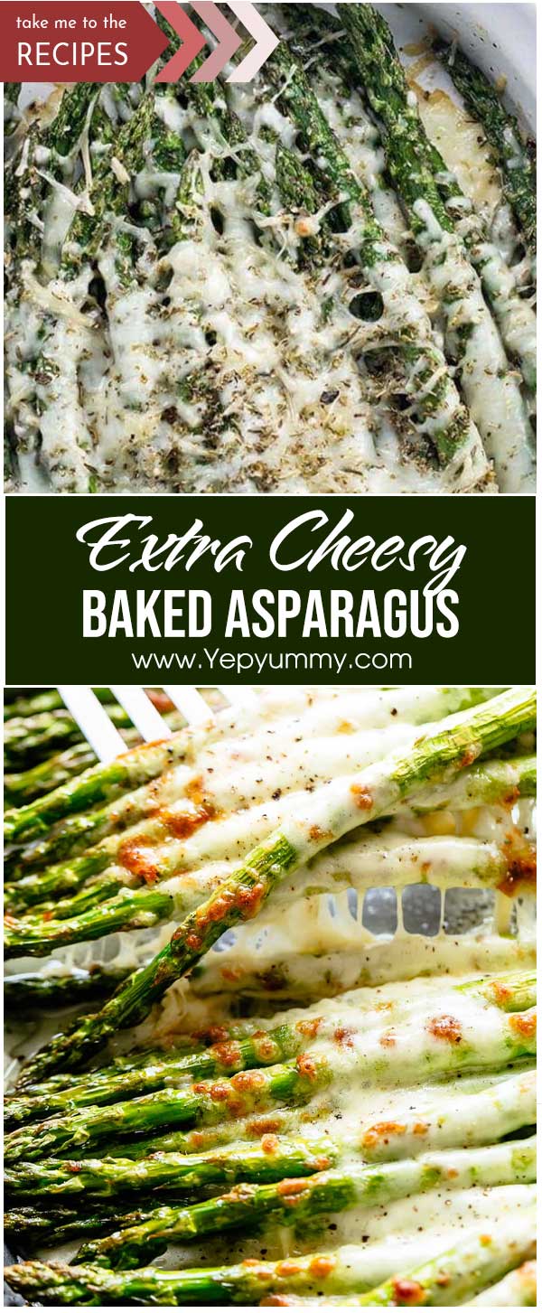 Extra Cheesy Baked Asparagus
