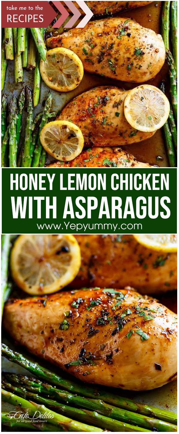 Honey Lemon Chicken With Asparagus
