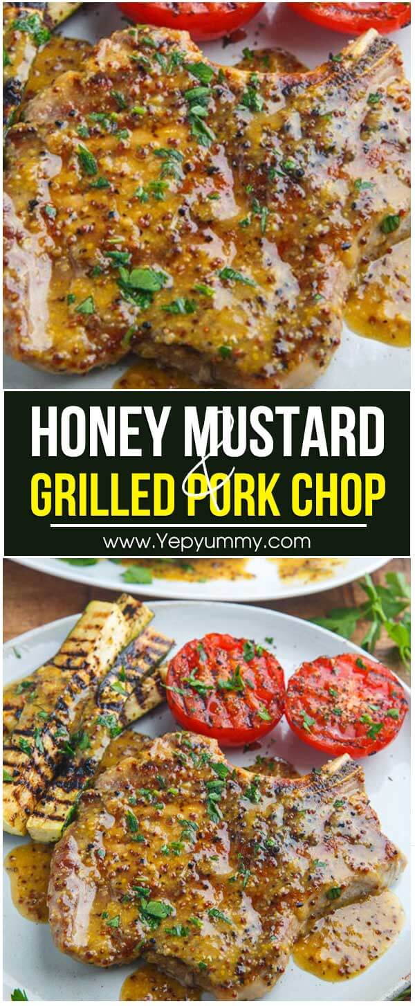 Honey Mustard Grilled Pork Chop