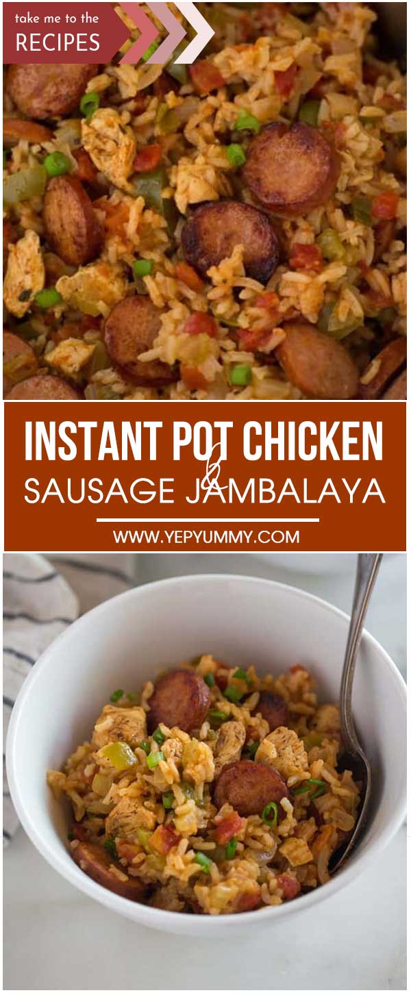 Instant Pot Chicken And Sausage Jambalaya