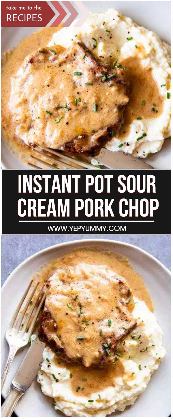 Instant Pot Sour Cream Pork Chop