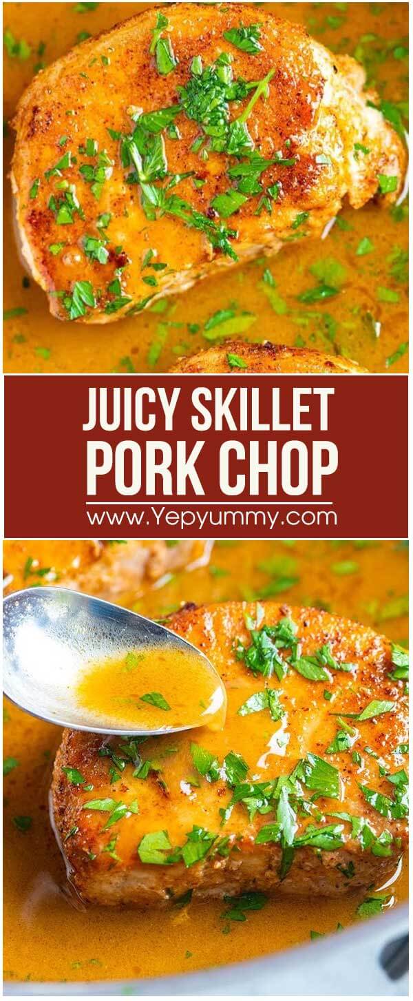 Juicy Skillet Pork Chop
