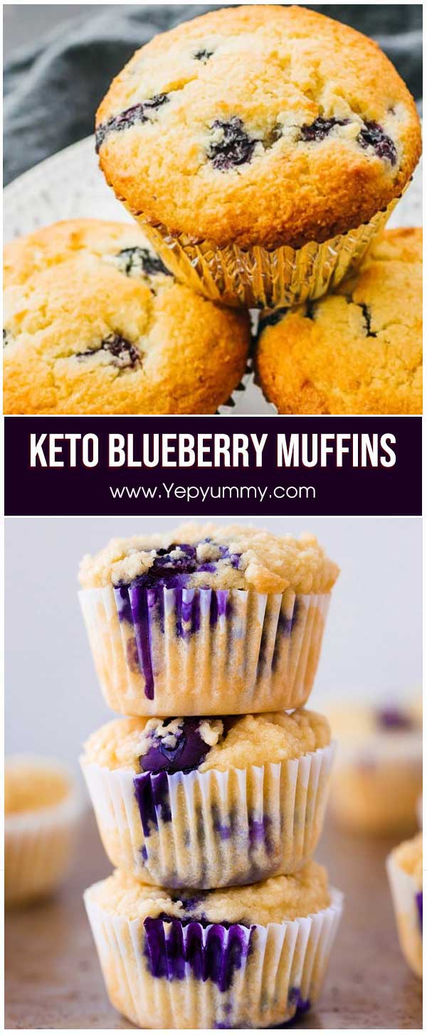 Keto Blueberry Muffins