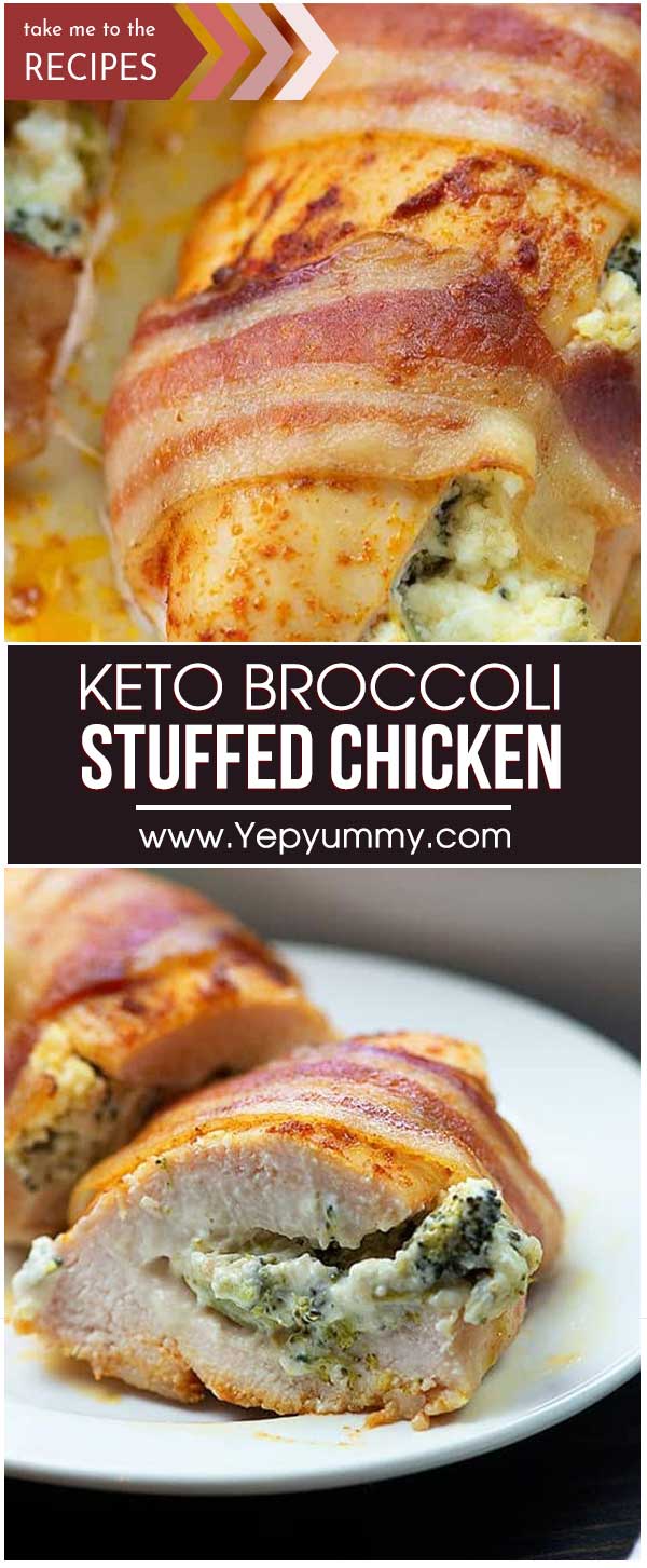 Keto Broccoli Stuffed Chicken