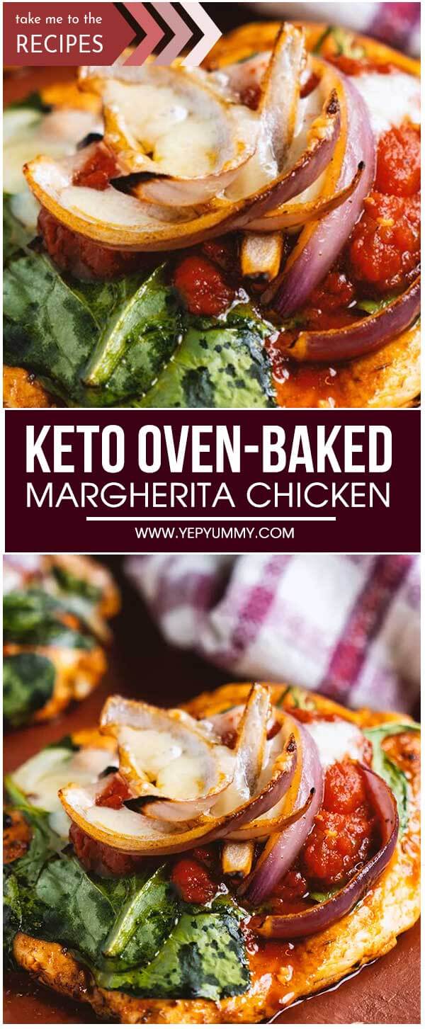 Keto Oven-Baked Margherita Chicken
