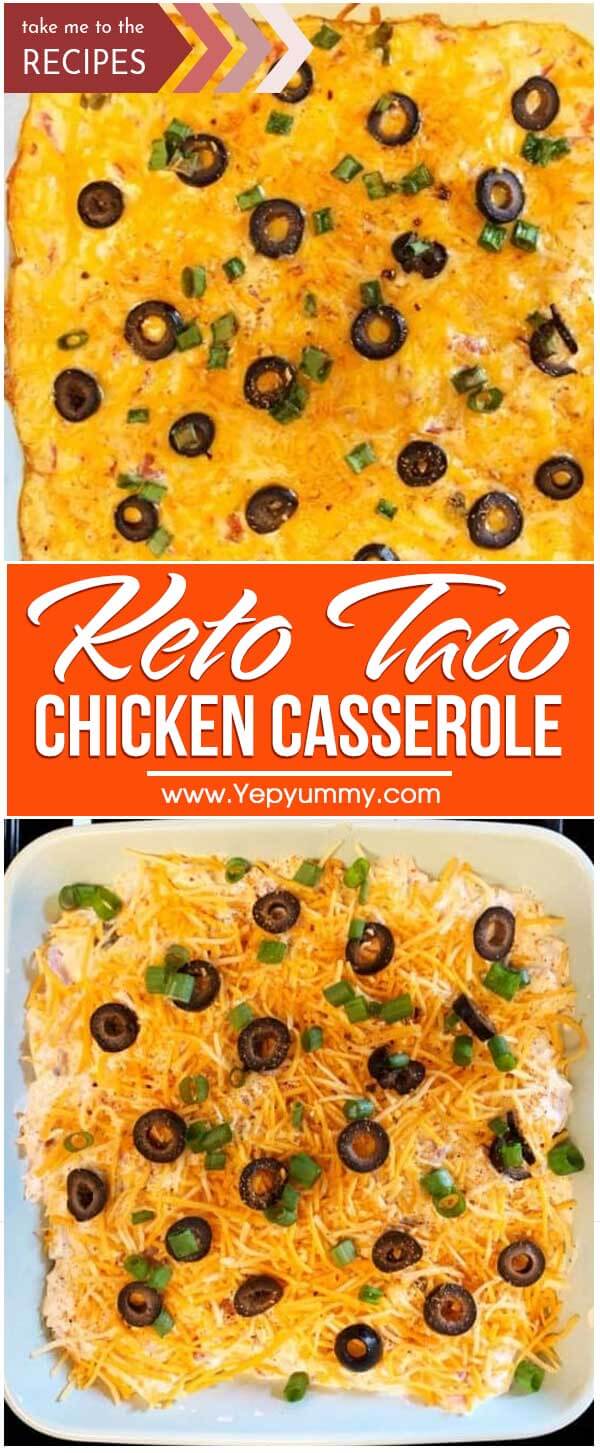 Keto Taco Chicken Casserole