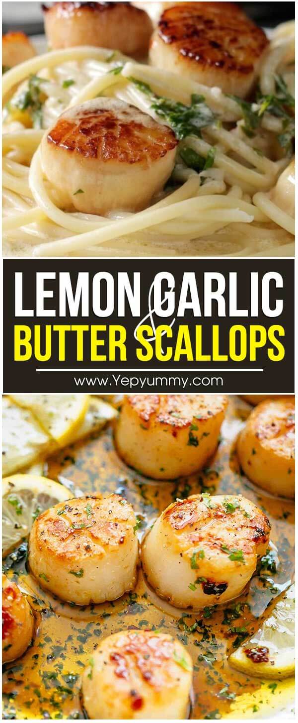 Lemon Garlic Butter Scallops