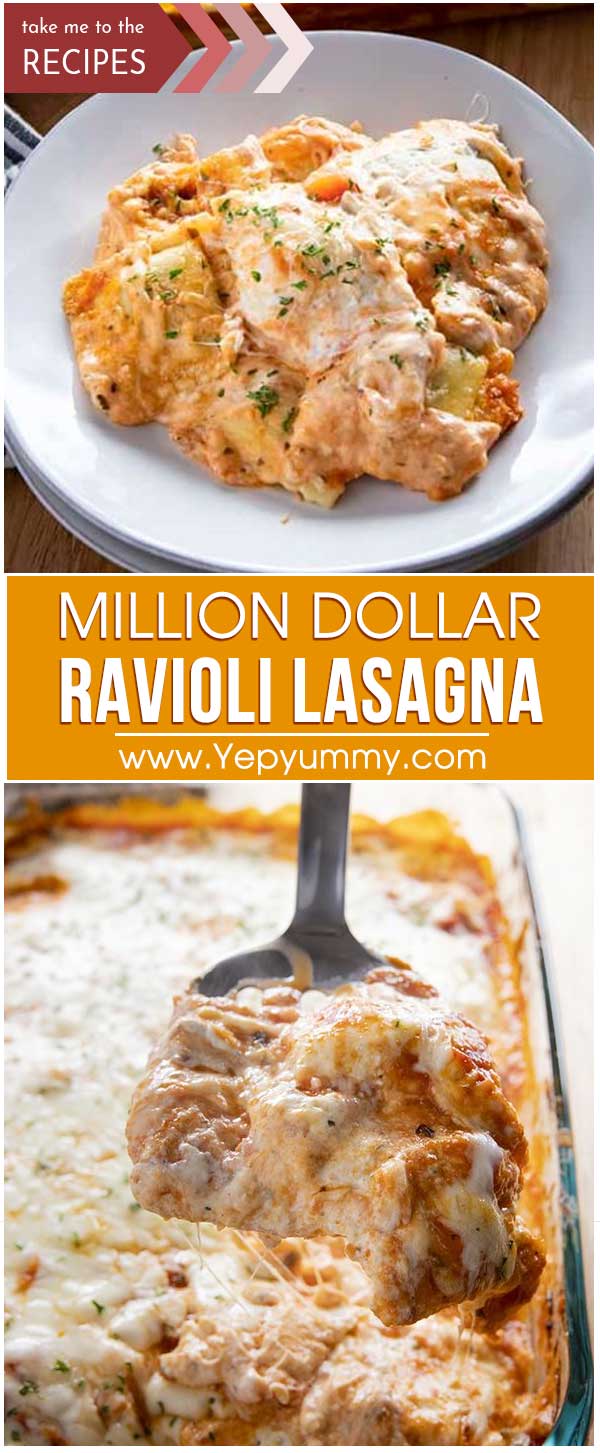 Million Dollar Ravioli Lasagna