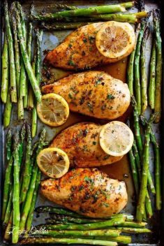 One Pan Honey Lemon Chicken - Dinner Delicious Dishes With Lemon