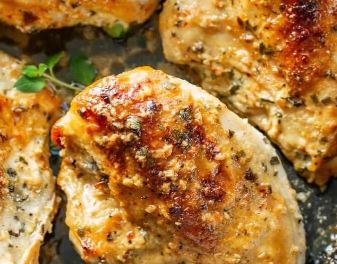 Oven Roasted Greek Chicken Breasts