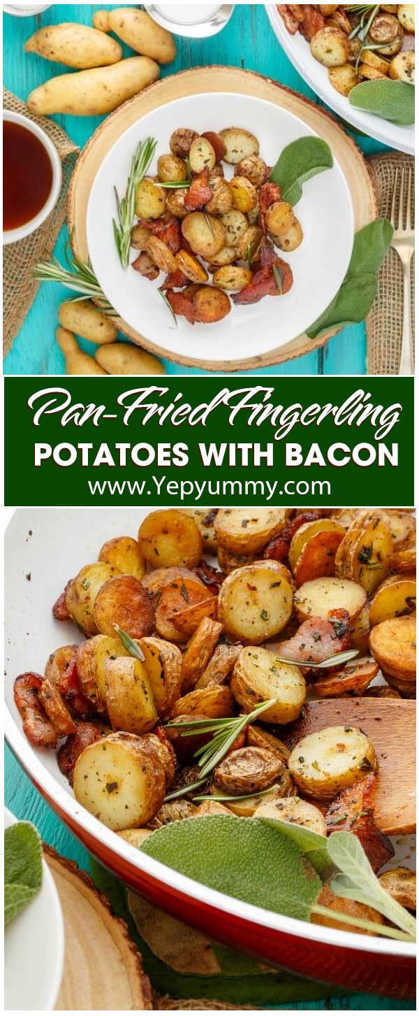 Pan-Fried Fingerling Potatoes With Bacon