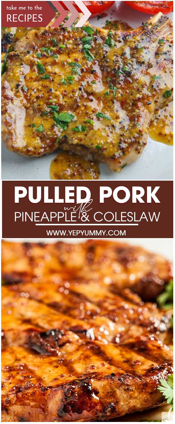 Pulled Pork With Pineapple And Coleslaw