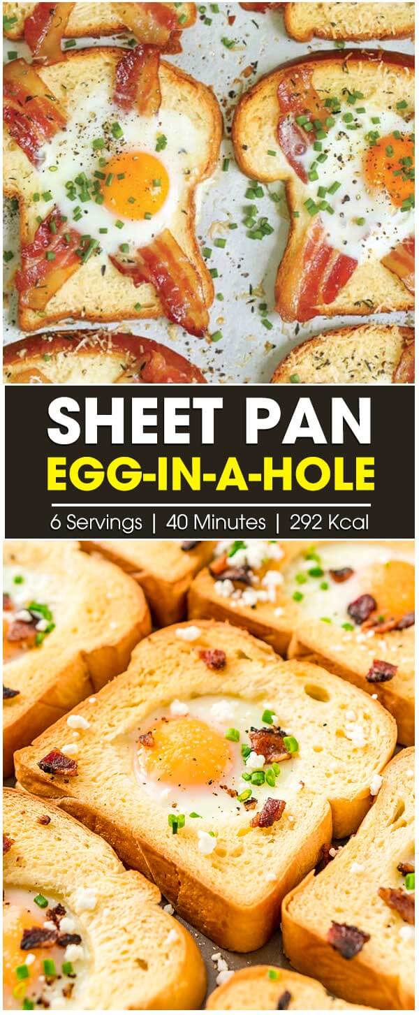 Sheet Pan Egg-In-A-Hole