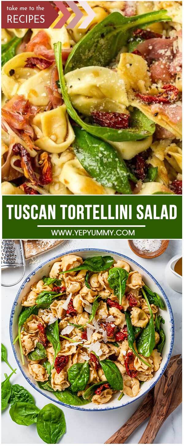 Tuscan Tortellini Salad