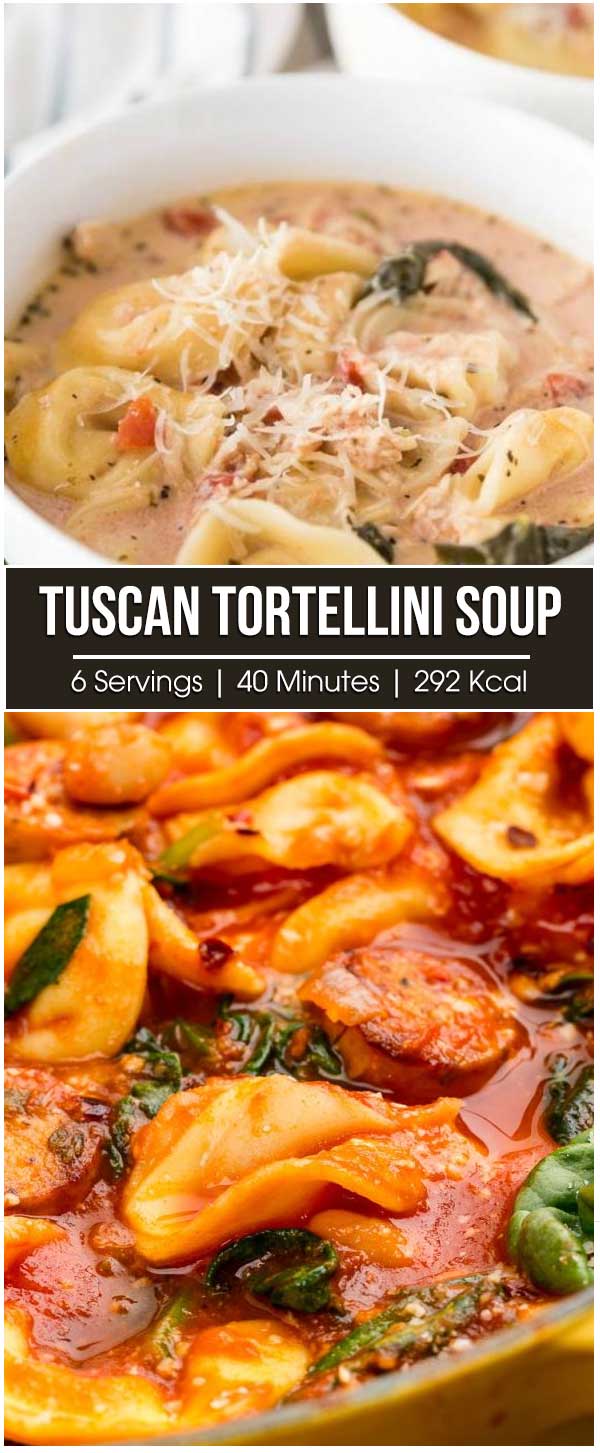 Tuscan Tortellini Soup – Yep Yummy