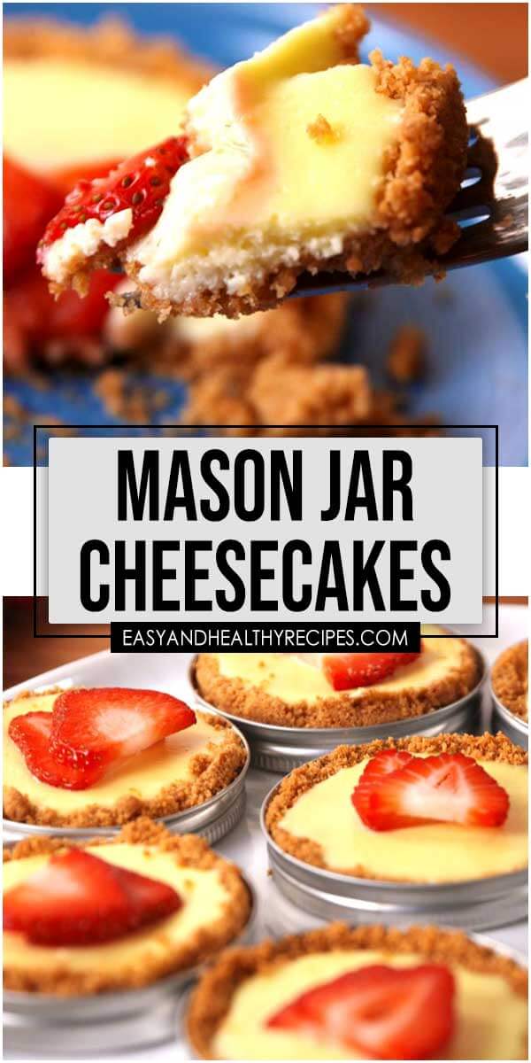 Mason Jar Cheesecakes
