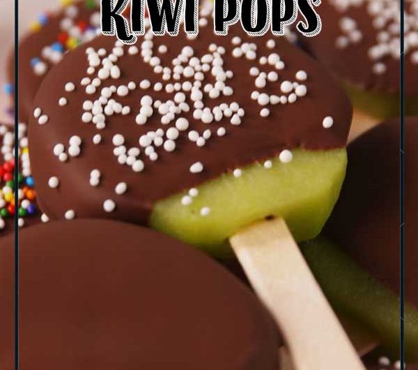 Chocolate Kiwi Pops