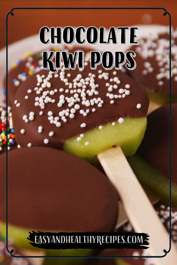 Chocolate Kiwi Pops