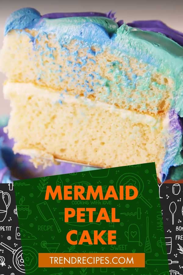 Mermaid Petal Cake