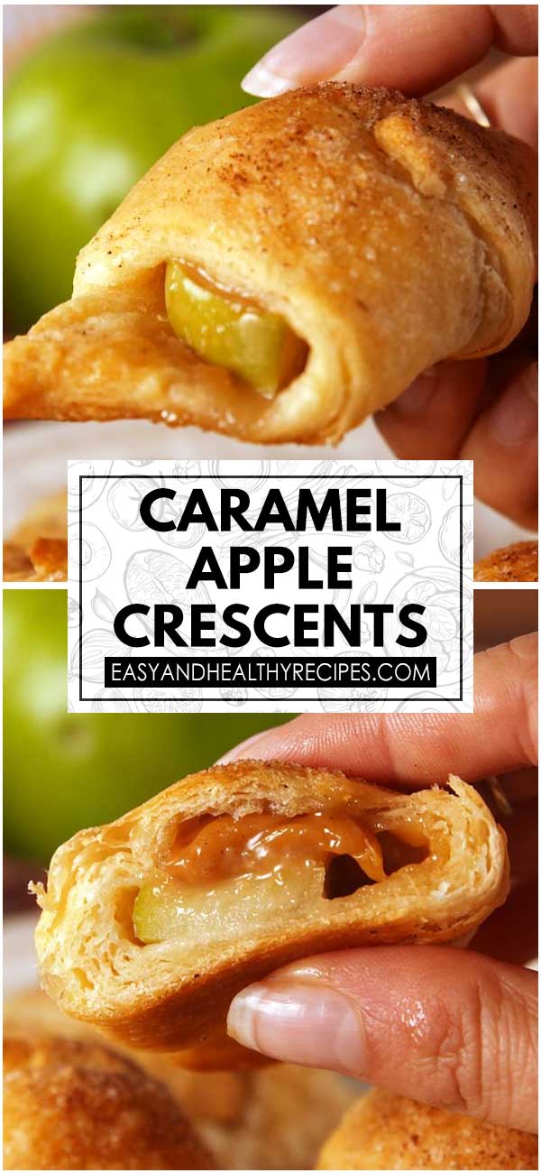 Caramel Apple Crescents