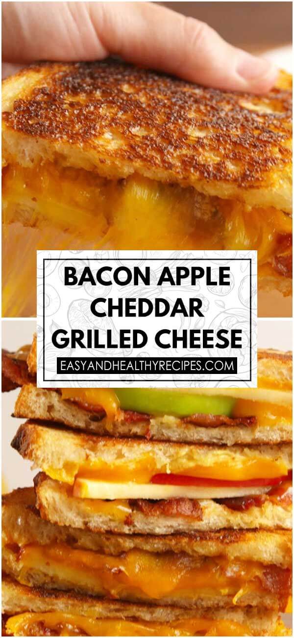 Bacon Apple Cheddar Grilled Cheese