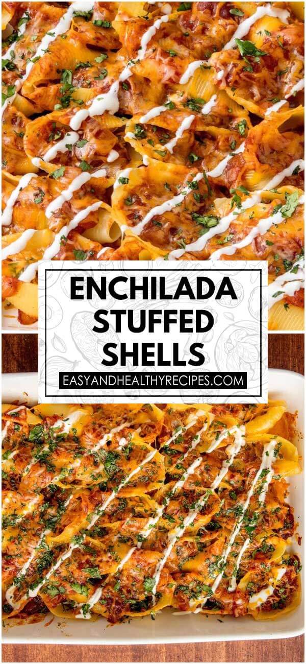 Enchilada Stuffed Shells
