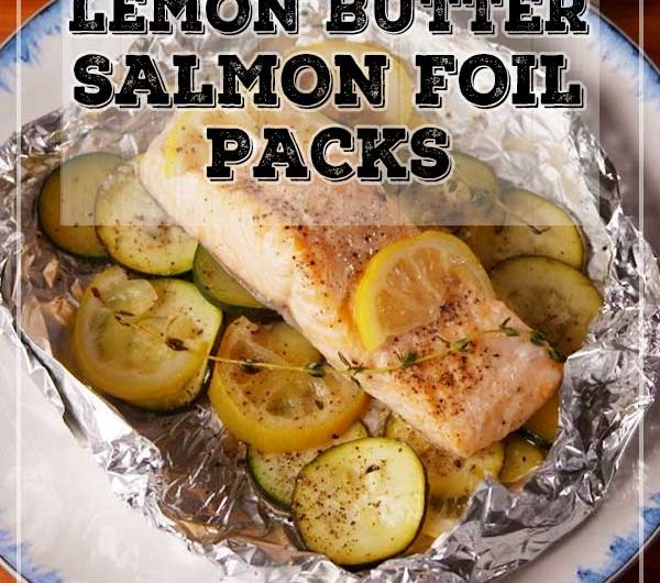 Lemon Butter Salmon Foil Packs