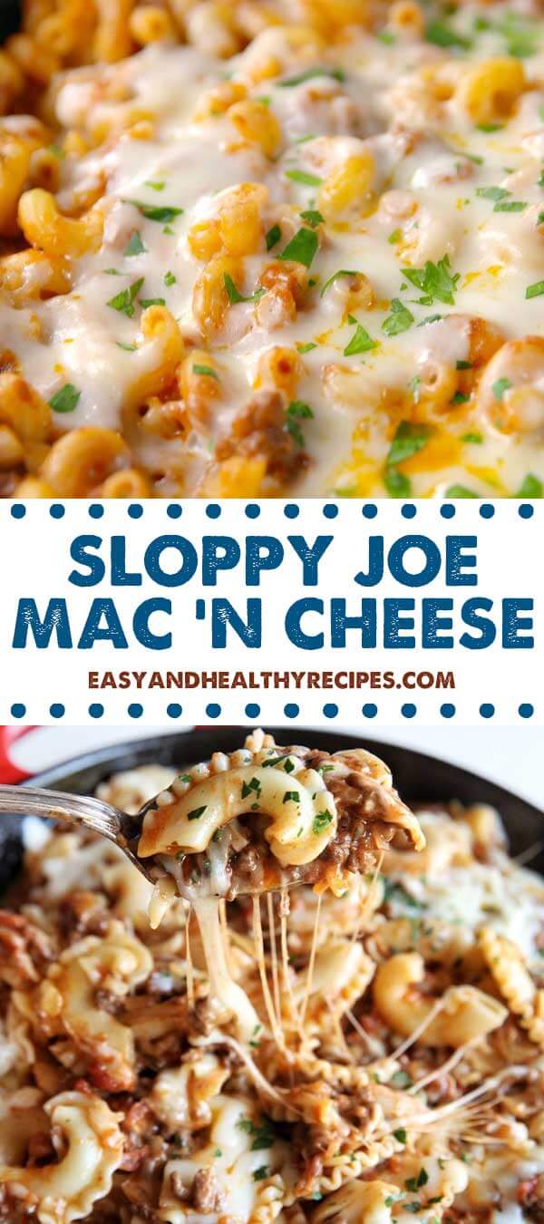 Sloppy Joe Mac 'n Cheese